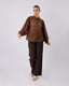 Cocoa Shirt Textured Waves