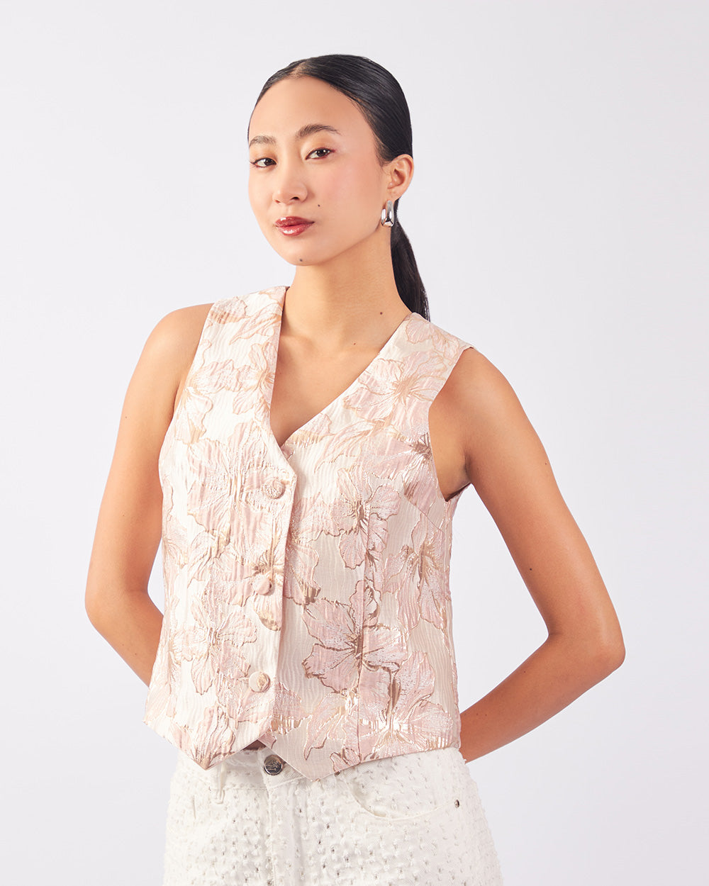 Blush Golden Vest