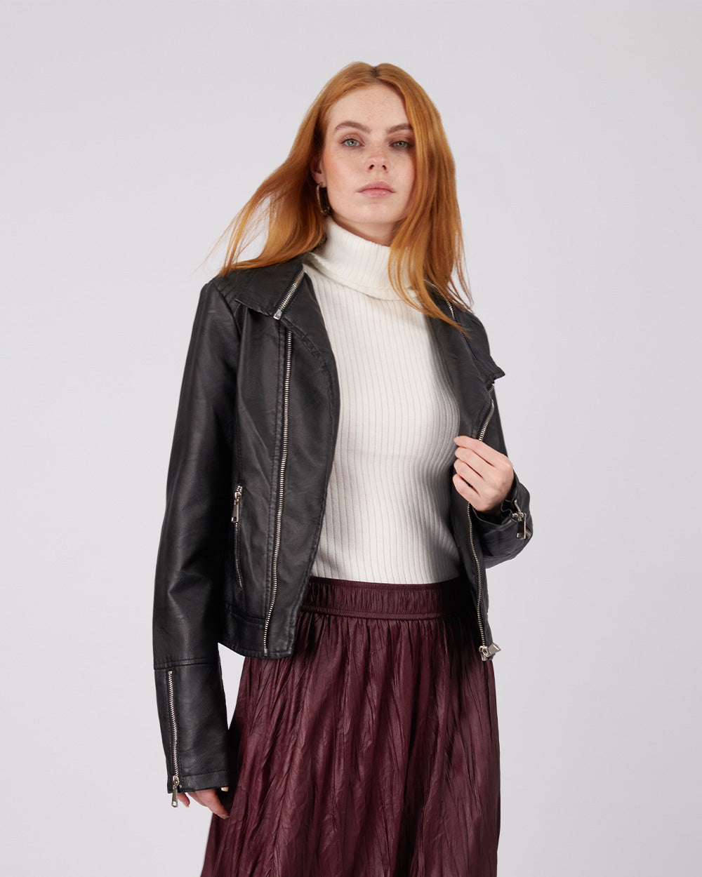 Black Biker Jacket