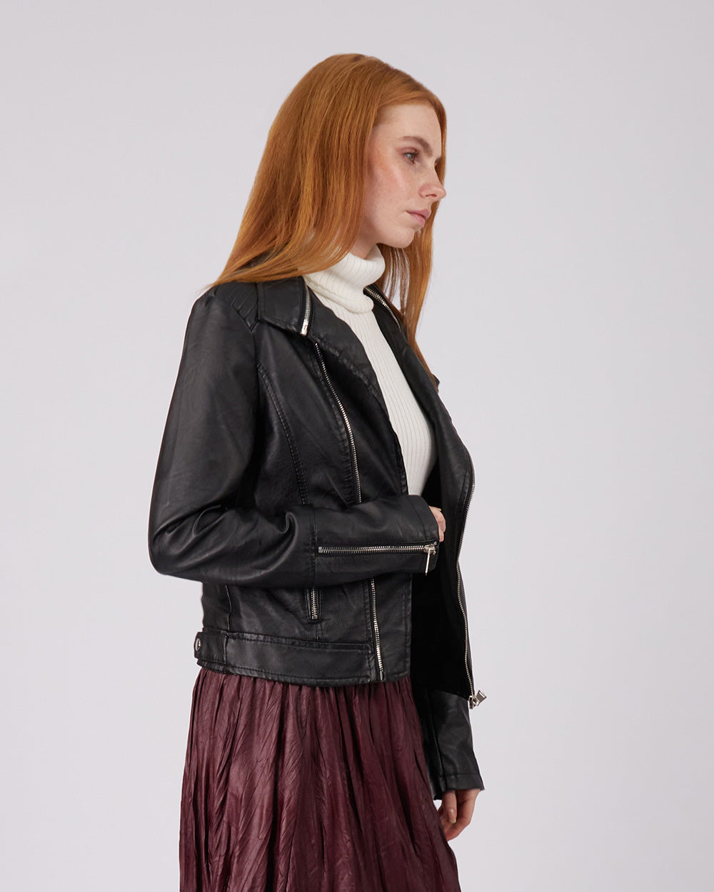 Black Biker Jacket