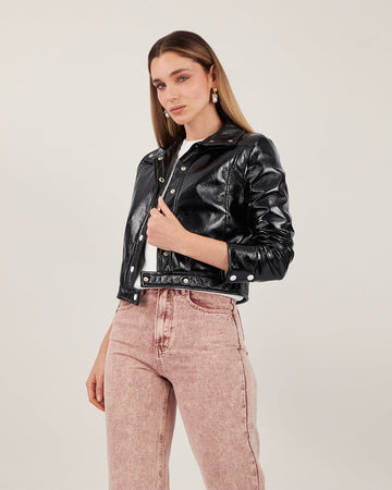 Black Jacket With Waistband