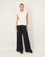 Cream Knit V-Neck Vest