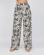 Pearl/Black Trousers Floral Print Fabric