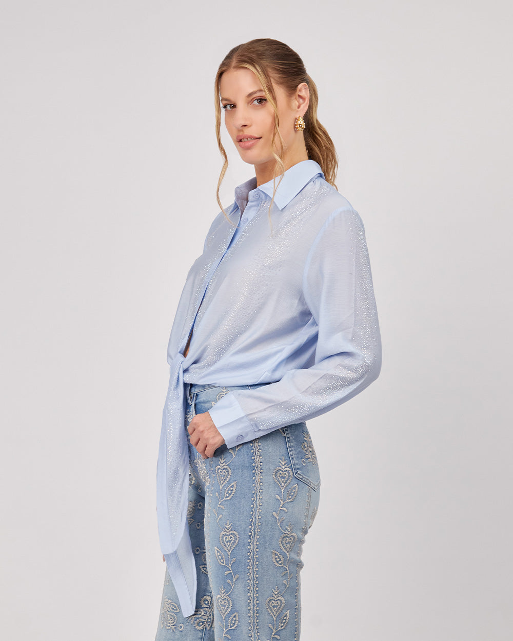 Light Blue Shirt Sparkle