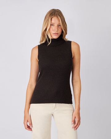 Brown Top Tortoise Neck