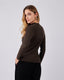 Brown Knitted Sweater