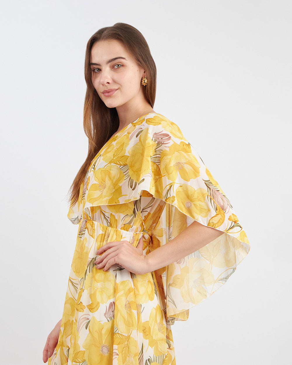 Yellow Floral Dress