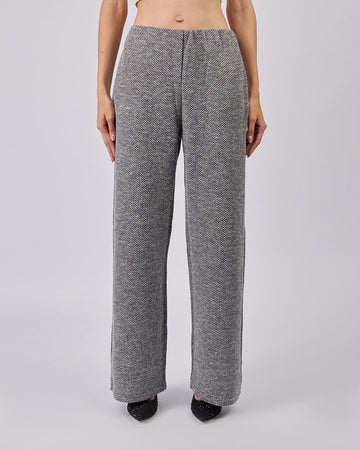 Black And White Tweed Pants