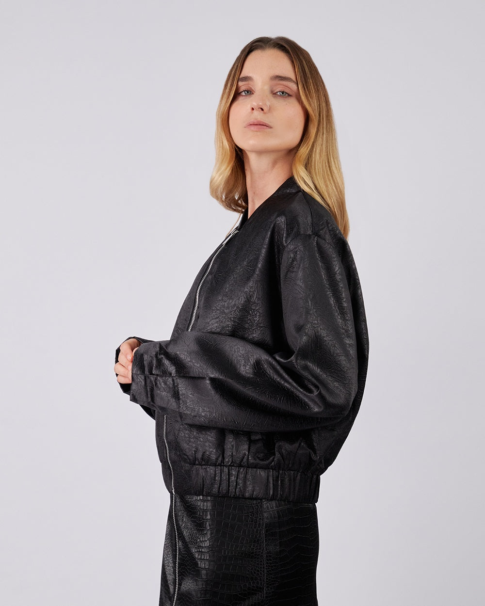 Black Bomber Jacket