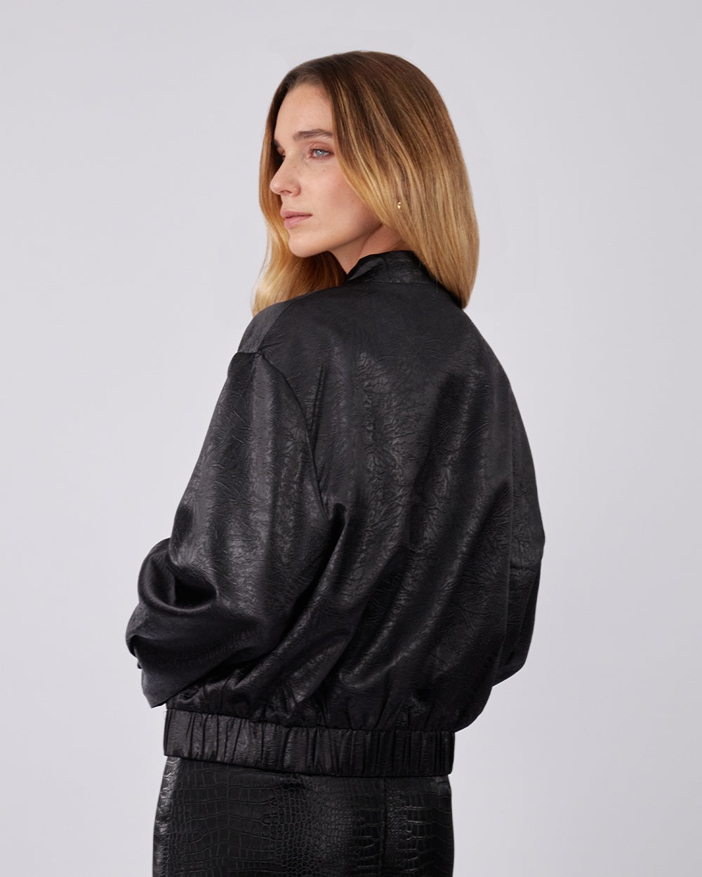 Black Bomber Jacket