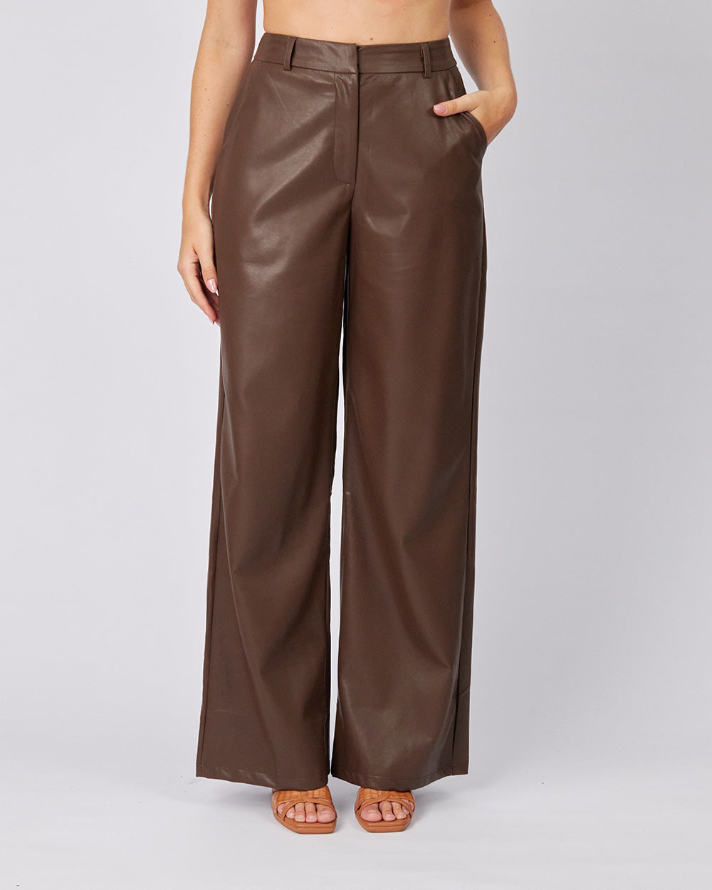 Chocolate Straight Leg Pants