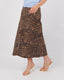 Animal Print Long Skirt