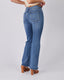 Blue Denim Wide Leg Pants Chains