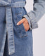 Light Blue Denim Trench