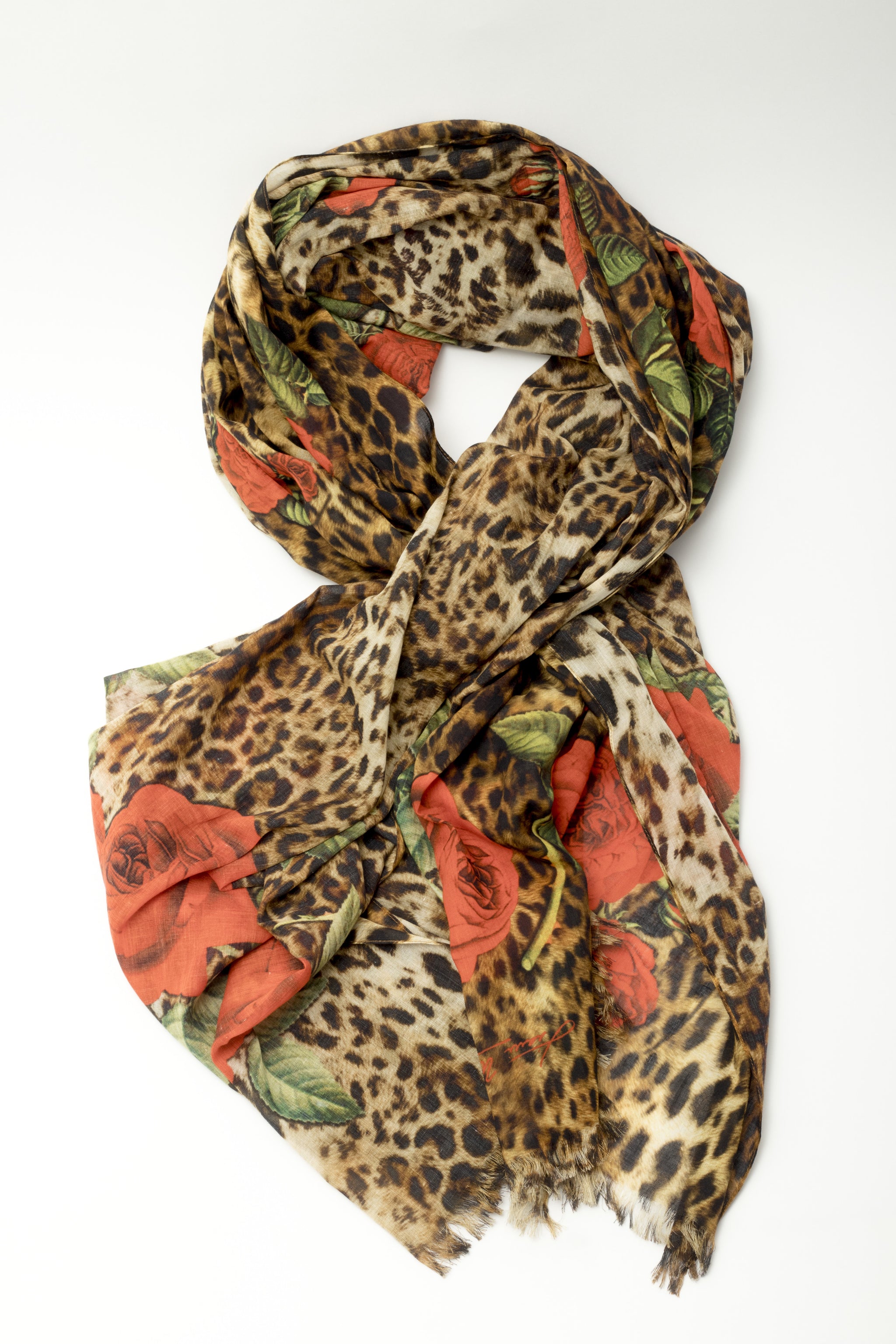 ROSE SAFARI SCARF