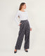 Graphite rose pants