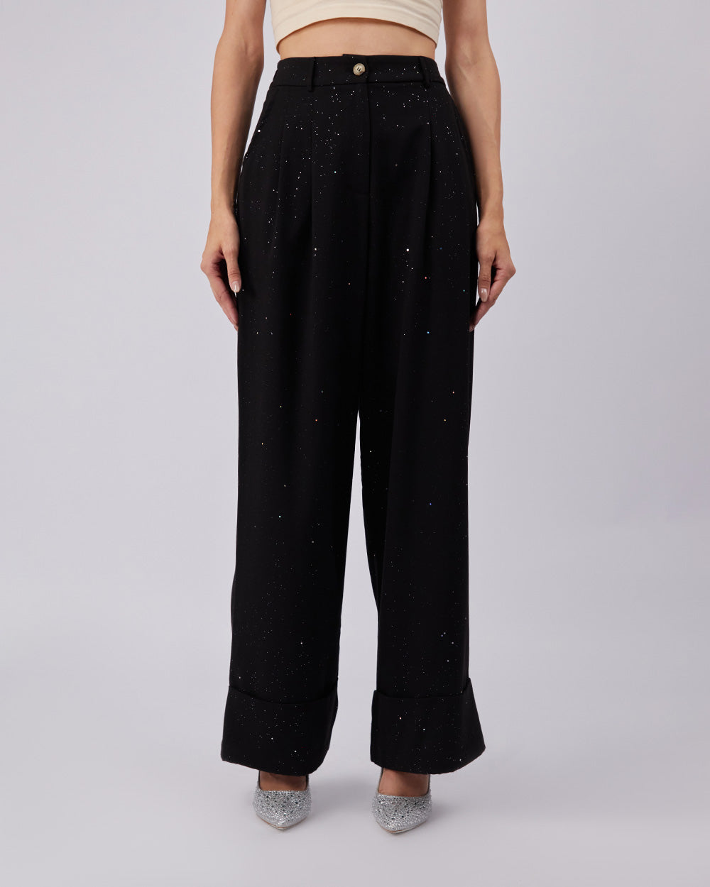 Black Palazzo Majesty Pant