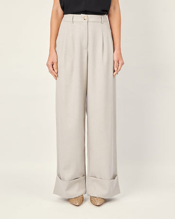 Taupe palazzo sparkle