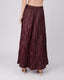 Burgundy Ribbed Skirt