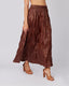 Camel Ruffed Skirt