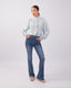 Sky Blue Brocade Blouse