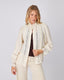 Cream Brocade Blouse
