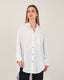 White Blouse Silver Buttons
