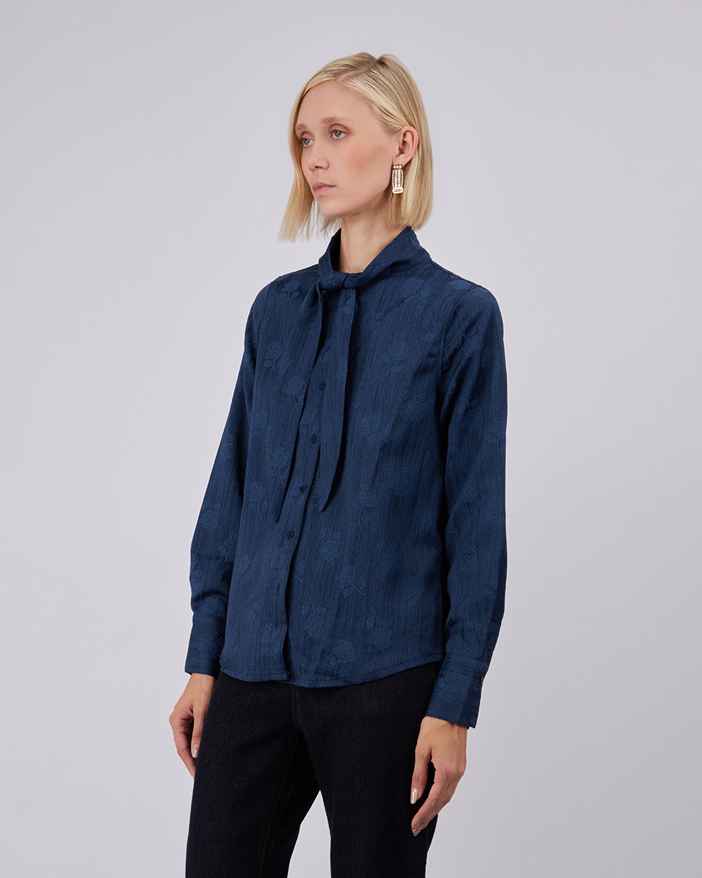 Blue Victoria Blouse
