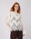 Pearl Lace Floral Blouse