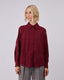 Burgundy Lace Blouse