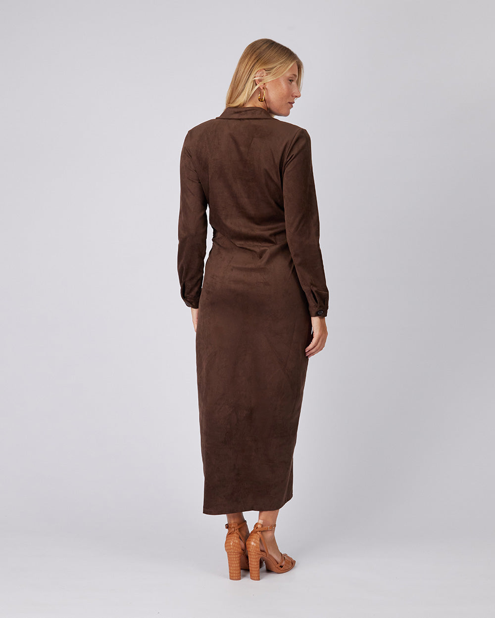 Brown Shirt Dress