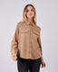 Beige Suede Shirt