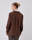 Brown Suede Shirt