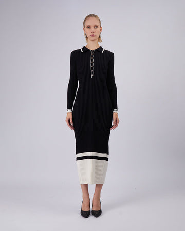 Kate Black Knitted Dress