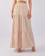 Beige Linen Skirt