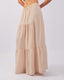 Beige Linen Skirt