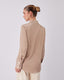 Beige Satin Shirt