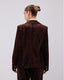 Chocolate Velvet Blazer