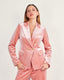 Melon velvet blazer