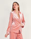 Melon velvet blazer
