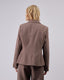 Grey Blazer Gold Buttons