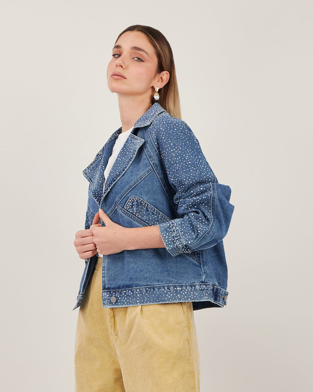 Blue Denim Sparkle Jacket