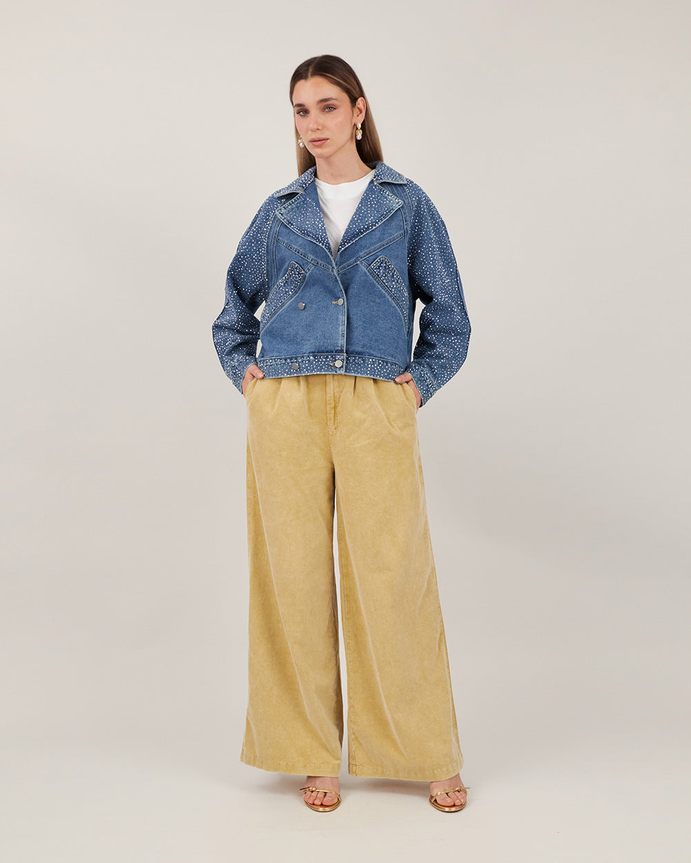 Blue Denim Sparkle Jacket