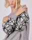 Grey Sweater Flowers