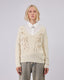 Cream Knitted Sweater With Appliqués