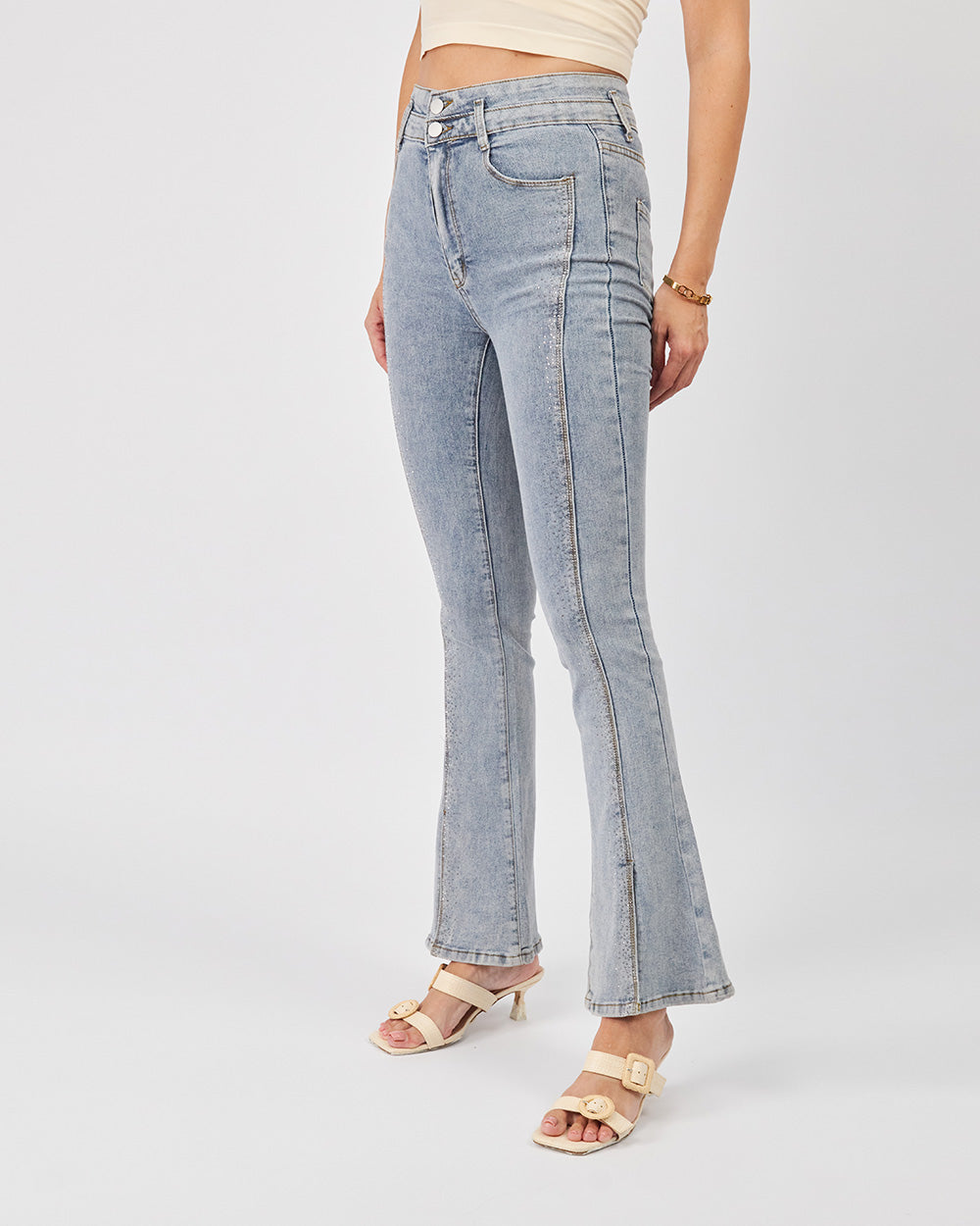 Blu Pant Denim Sparkle