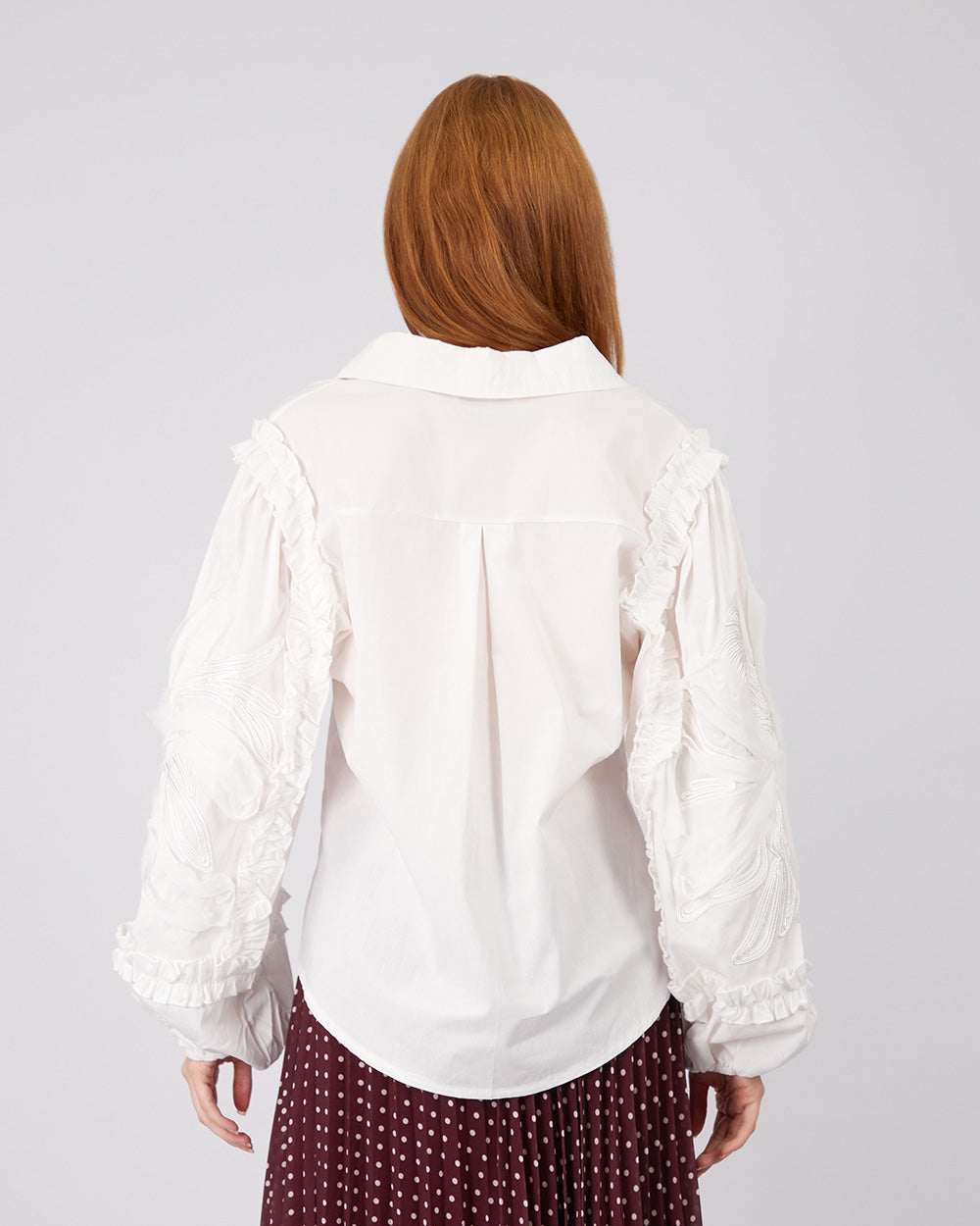 White Shirt Ruffles