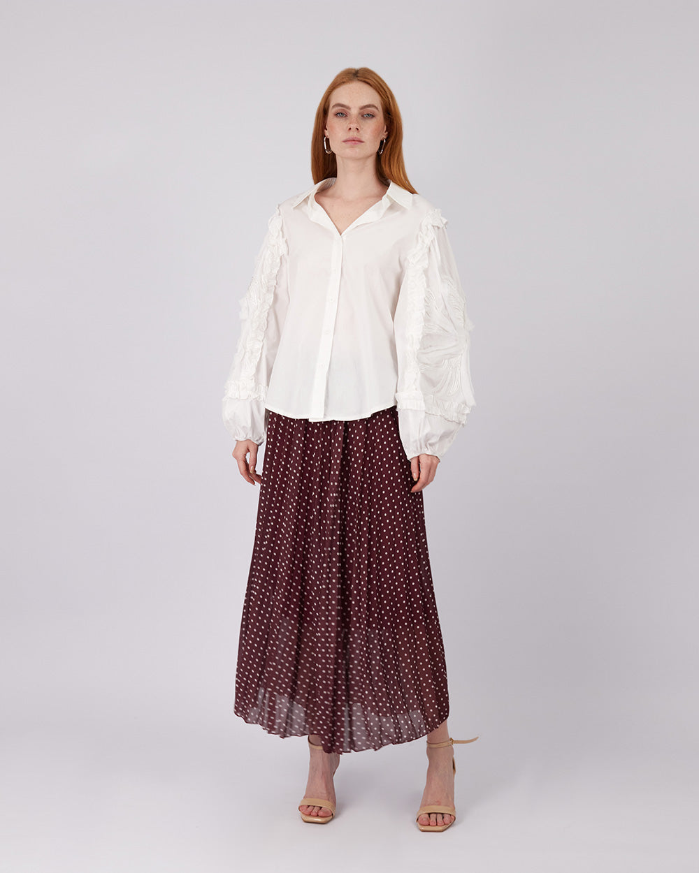 White Shirt Ruffles