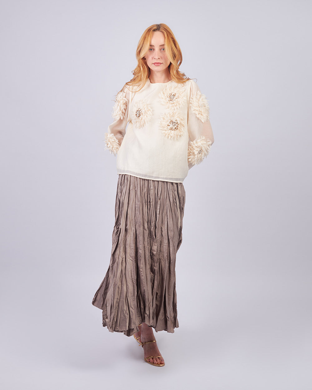 Taupe Zen Skirt