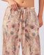 Beige Floral Palazzo